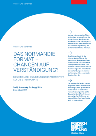 Das Normandie-Format - Chancen auf Verständigung?