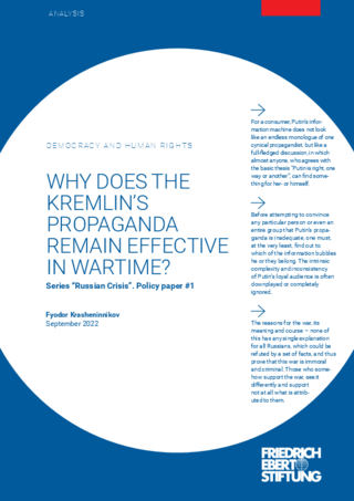 Why does the Kremlin's propaganda remain effective in wartime?