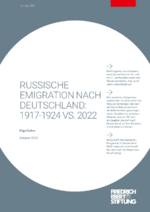 Russische Emigration nach Deutschland: 1917-1924 vs. 2022